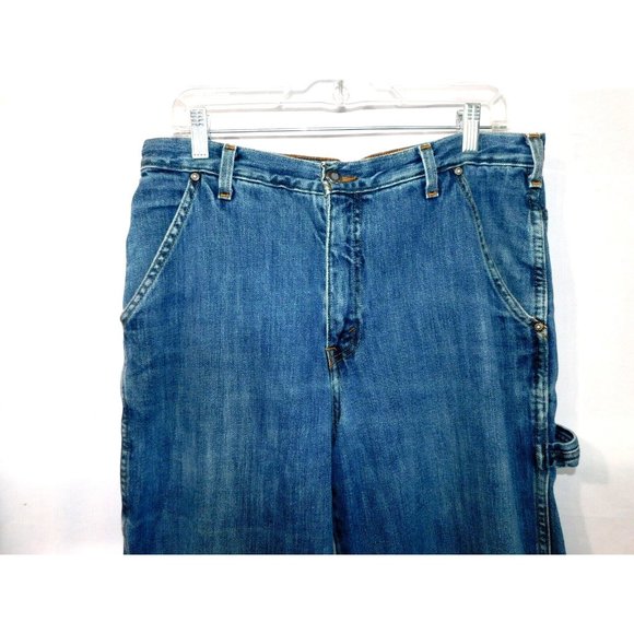 Guess Workwear Original Design Blue Carpenter Jeans Mens 33 x 33 - Picture 4 of 11